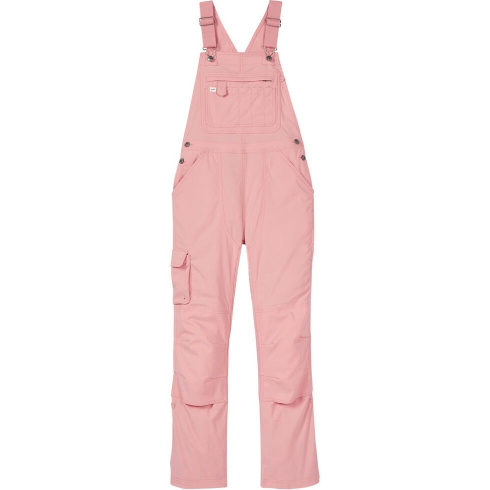 Duluth Trading Co PINK Heirloom Gardening Bib Overalls Medium Short